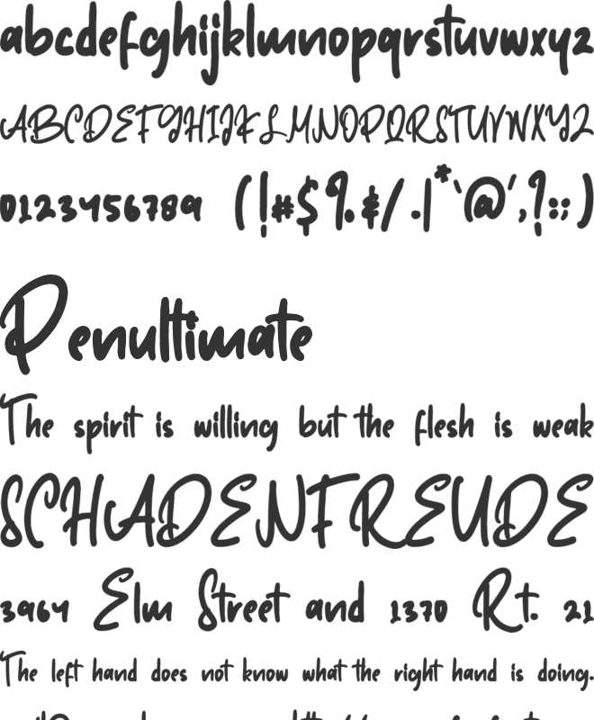 Caslebeat font preview