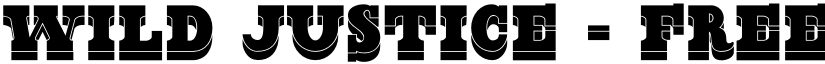 Wild Justice - Free Trial Bold font
