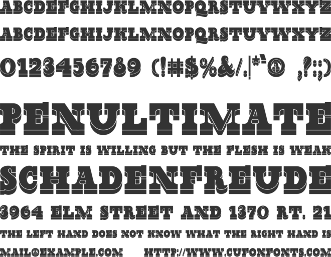 Wild Justice - Free Trial font preview