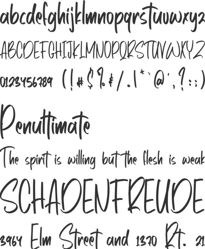 Rollercoaster font preview