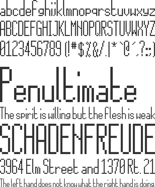 15x5 font preview