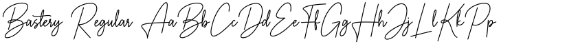 Bastery Regular font