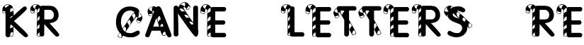 KR Cane Letters Regular font