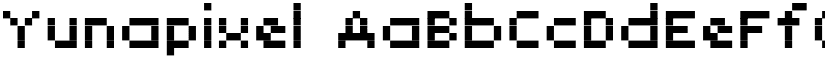 Yunapixel font