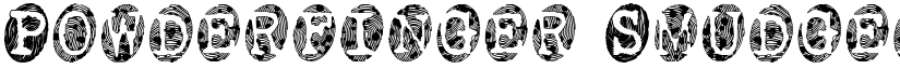 Powderfinger Smudged Regular font
