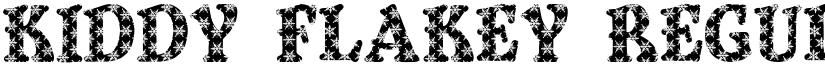 Kiddy Flakey Regular font