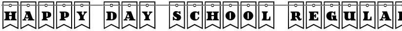 Happy Day School Regular font