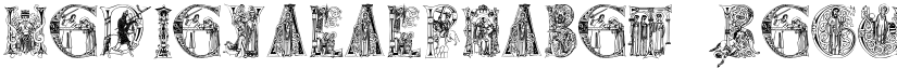 MedievalAlphabet Regular font