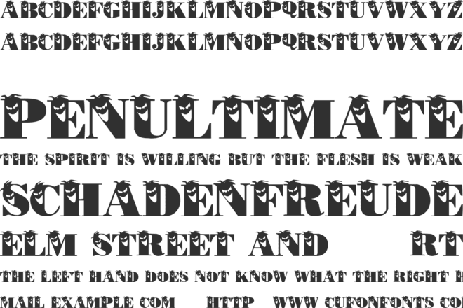 PhilliBoo font preview