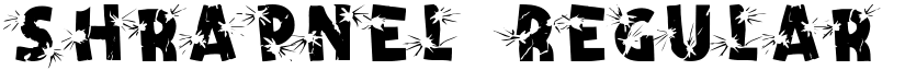 Shrapnel Regular font