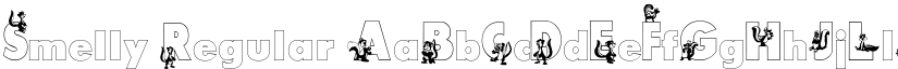 Smelly Regular font