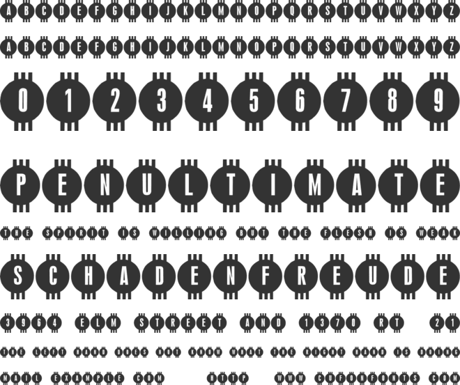 Decorina font preview