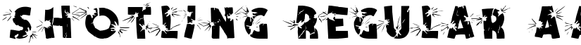 Shotling Regular font