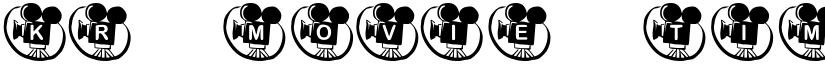 KR Movie Time Regular font
