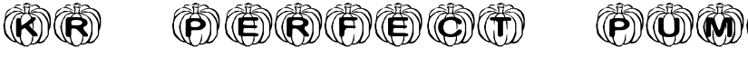 KR Perfect Pumpkin Regular font