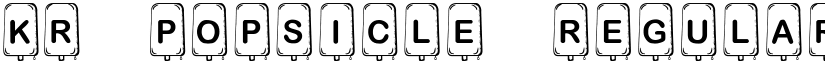 KR Popsicle Regular font