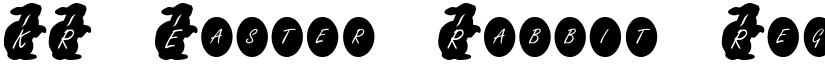 KR Easter Rabbit Regular font