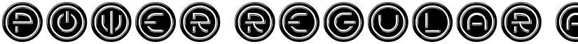 Power Regular font