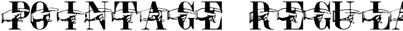 Pointage Regular font