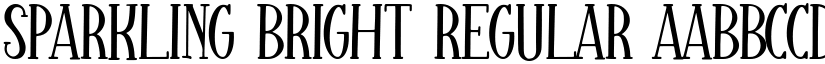 Sparkling Bright Regular font