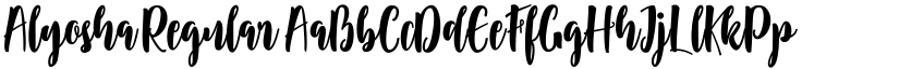 Alyosha Regular font
