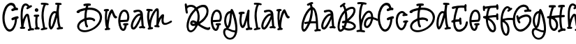 Child Dream Regular font