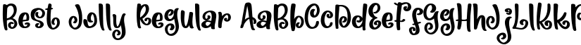 Best Jolly Regular font