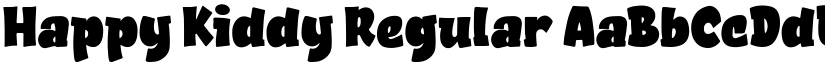 Happy Kiddy Regular font