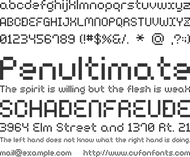 BM Harry font preview