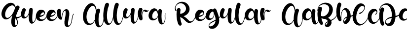 Queen Allura Regular font