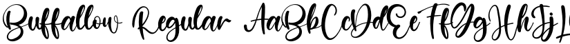 Buffallow Regular font