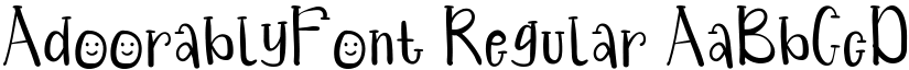 AdoorablyFont font download