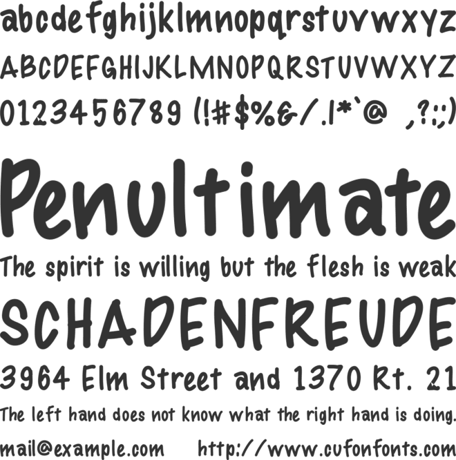 altlineregular font preview