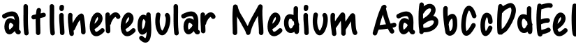 altlineregular Medium font