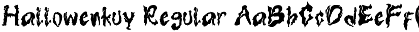 Hallowenkuy Regular font