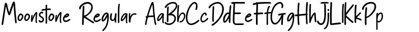 Moonstone Regular font