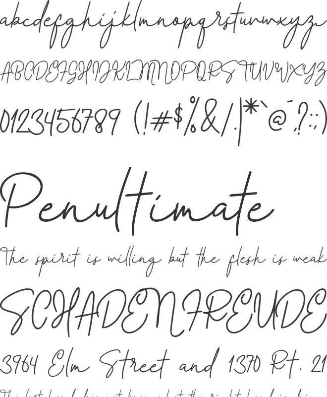 Sweet Blues font preview