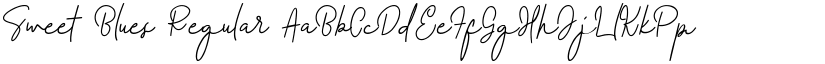 Sweet Blues Regular font