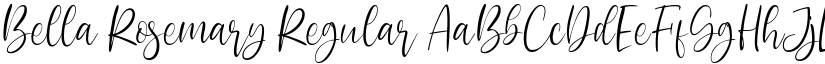 Bella Rosemary Regular font