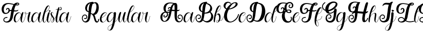 Faralista Regular font