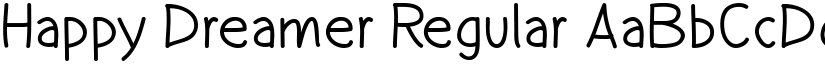 Happy Dreamer Regular font