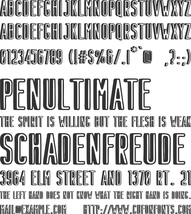 Dual Monarchy font preview