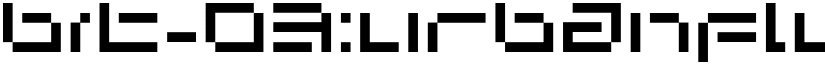 bit-03:urbanfluxer font