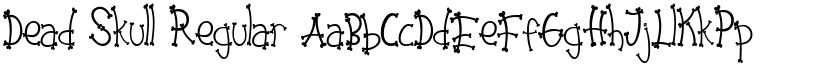 Dead Skull Regular font