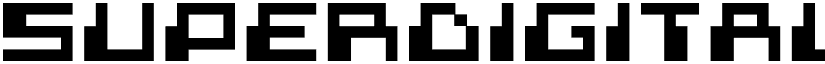 superdigital font