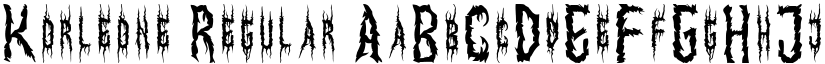Korleone Regular font