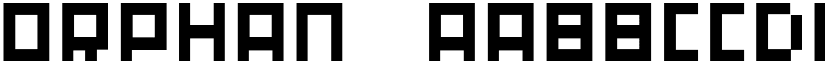 Orphan font