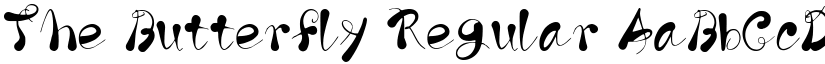 The Butterfly Regular font