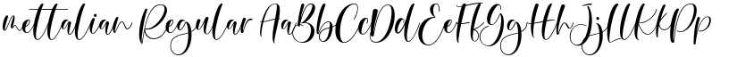 mettalian Regular font