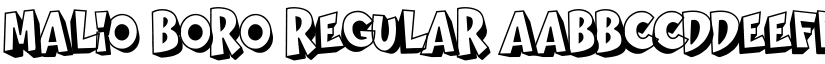 MALIO BORO Regular font